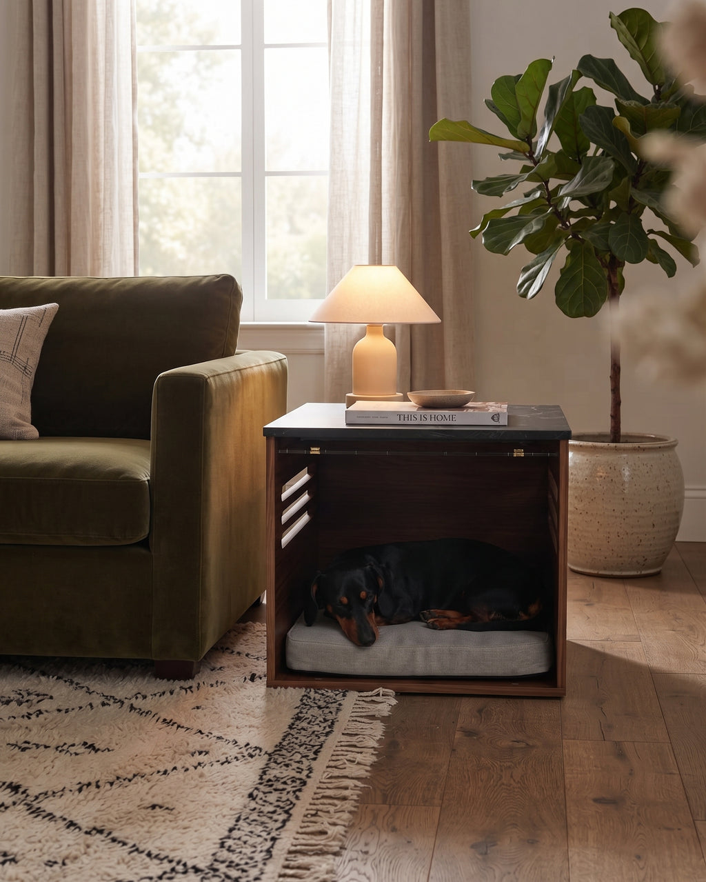 The Elma Dog Side Table